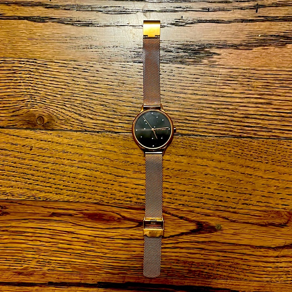 Skagen “Anita” rose goldtone watch
